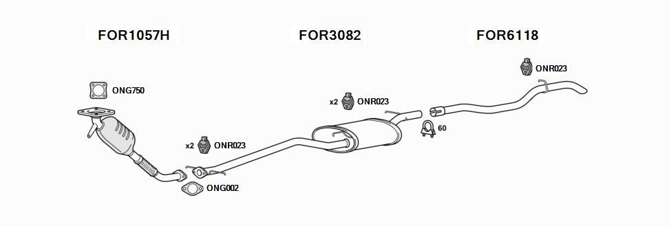 Ford Focus Exhaust System | EXPRESS DELIVERY on Exhausts