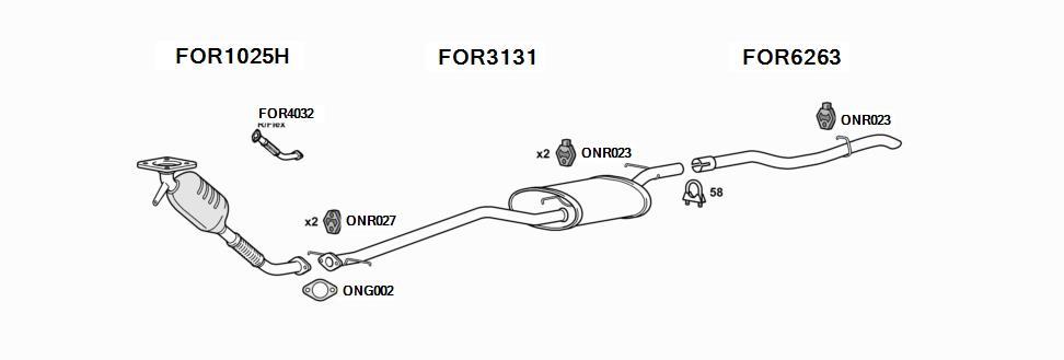 Ford Focus Exhaust System | EXPRESS DELIVERY on Exhausts