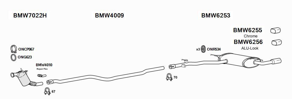 Bmw X3 Exhaust System Express Delivery On Exhausts