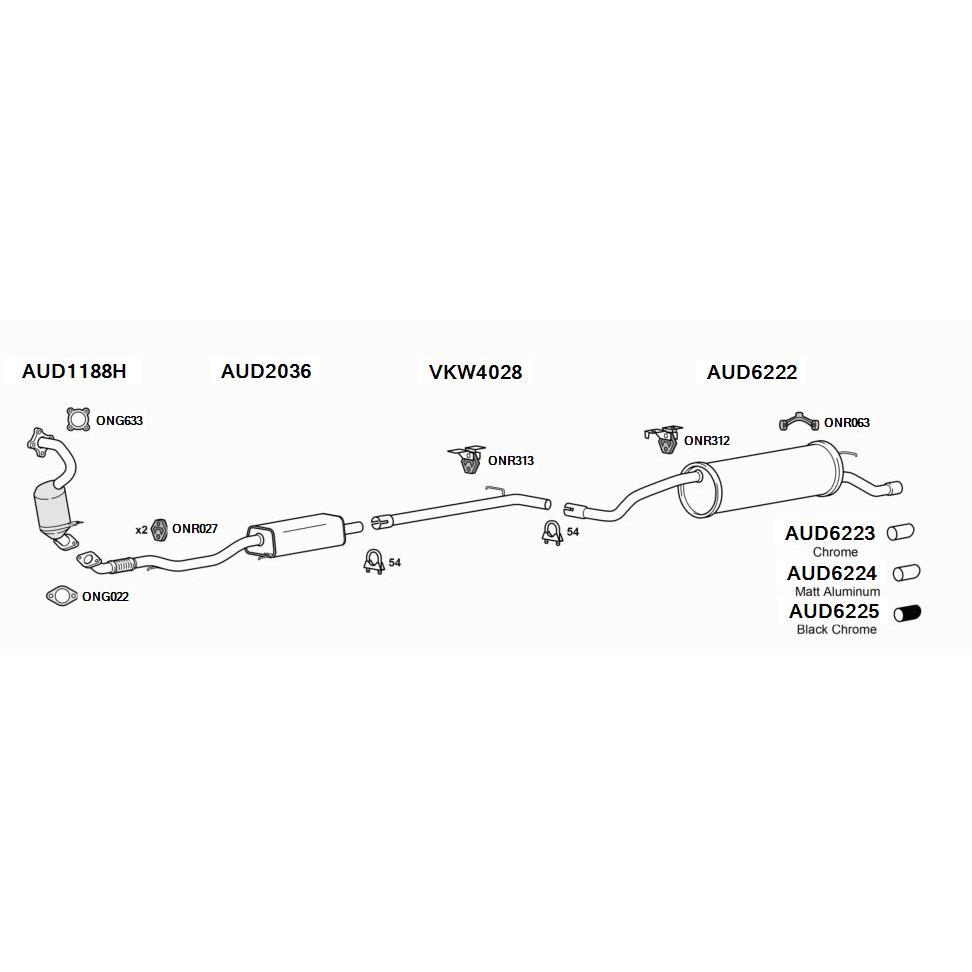 Audi a1 exhaust deals system